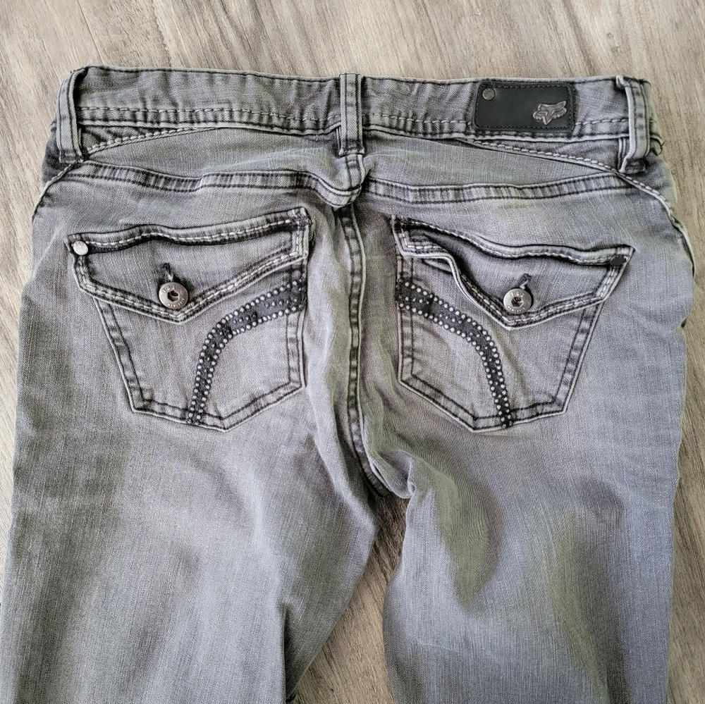 Fox Racing Bootcut Jeans Size 7 - Picture 3 of 5